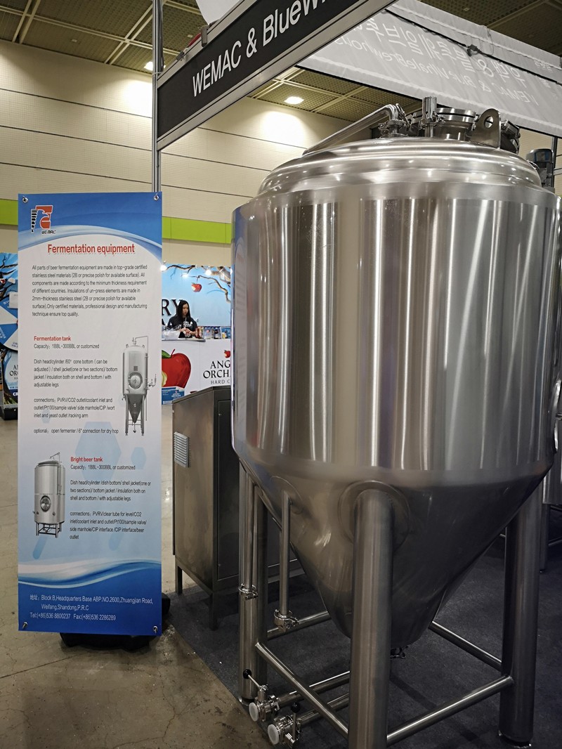 500L-3BBL-5BBL-craft beer brewing-beer making-brewery-conical fermenter-fermenter tank-fermentation tank-FV-stainless steel.jpg